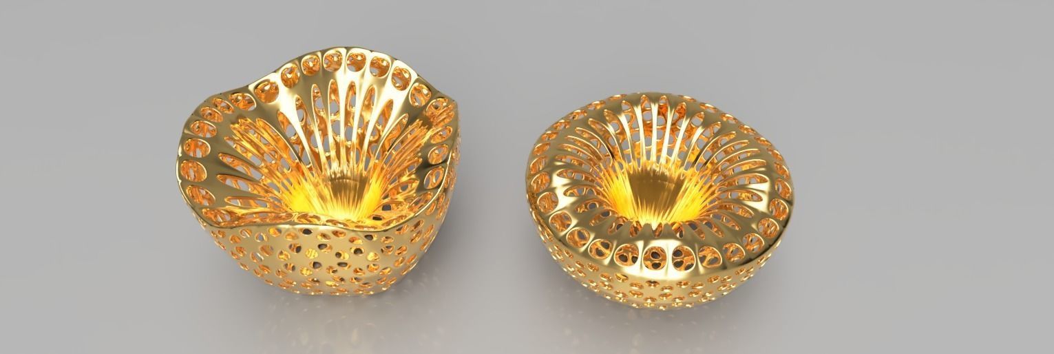 Decorative vase 2 peces LS design 3D model_9