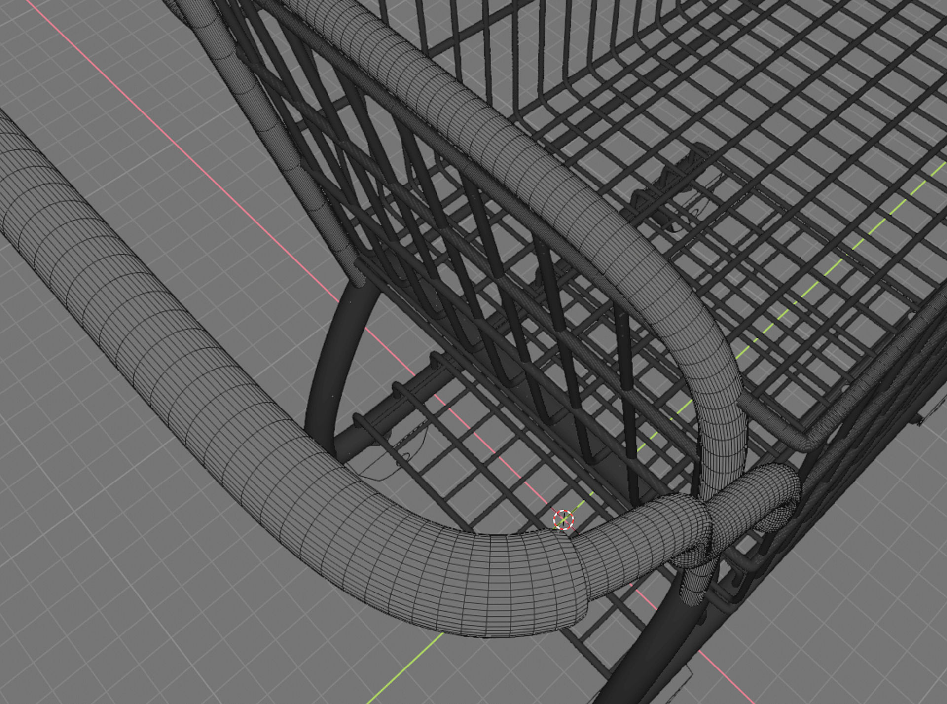 Shopping cart 3D model 3D model_8
