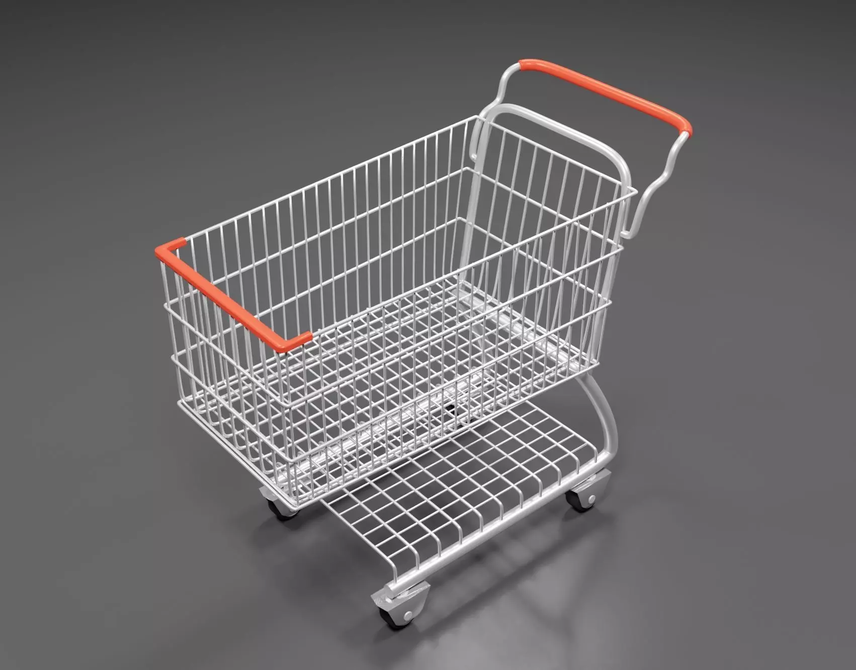 Shopping cart 3D model 3D model_0