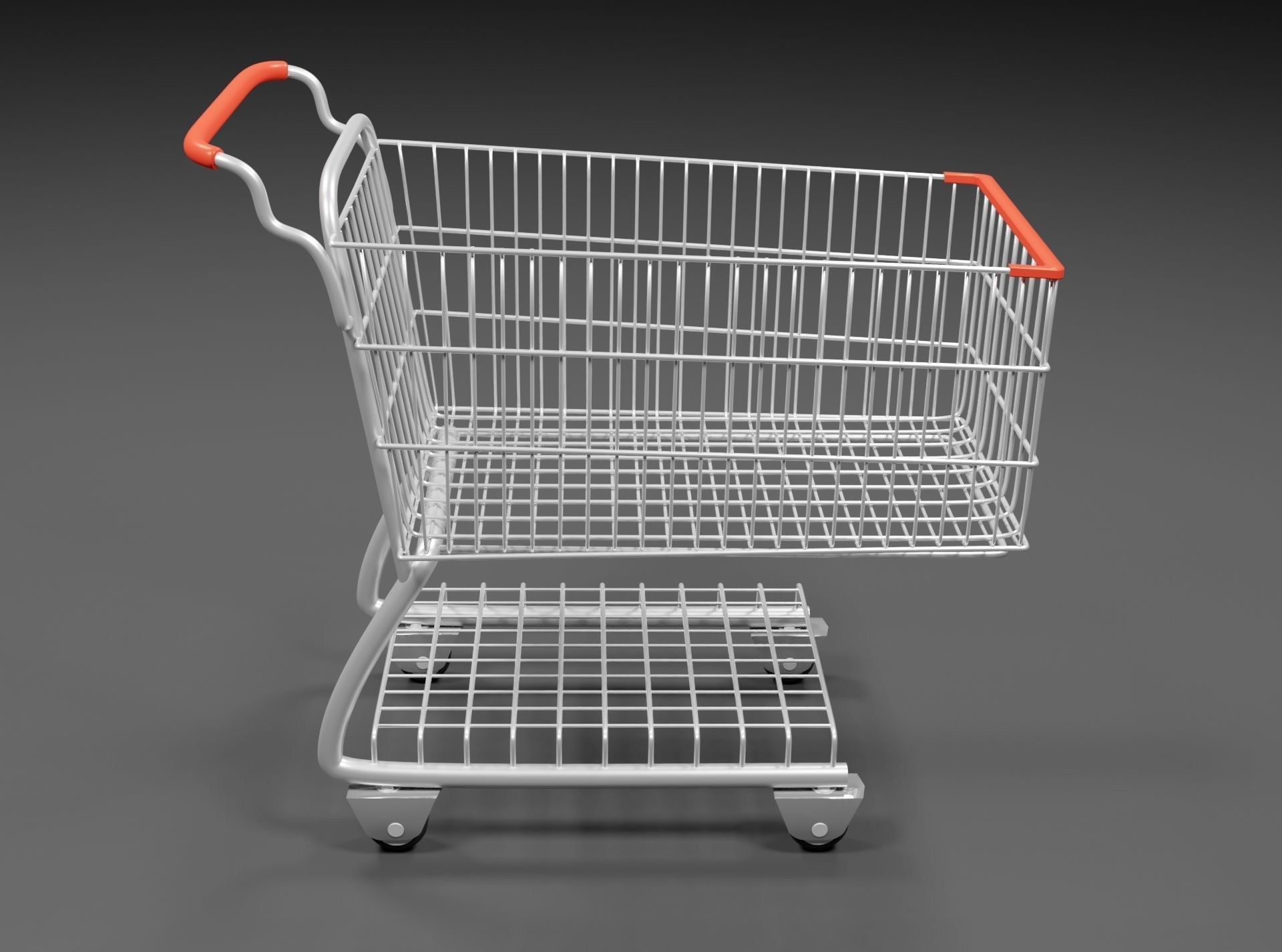 Shopping cart 3D model 3D model_2