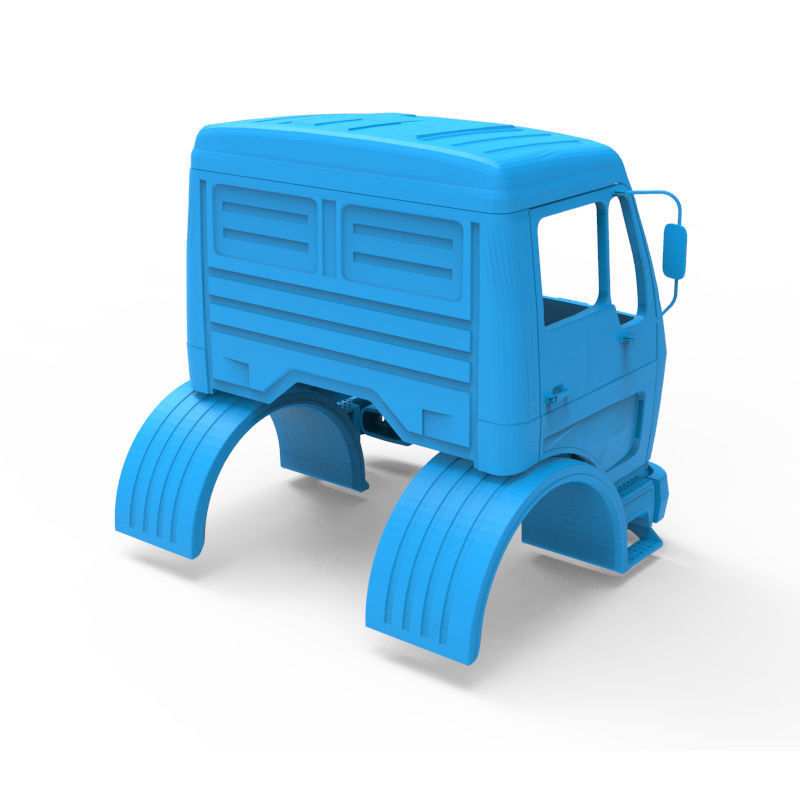Mercedes Benz NG 1632 3D print model_3