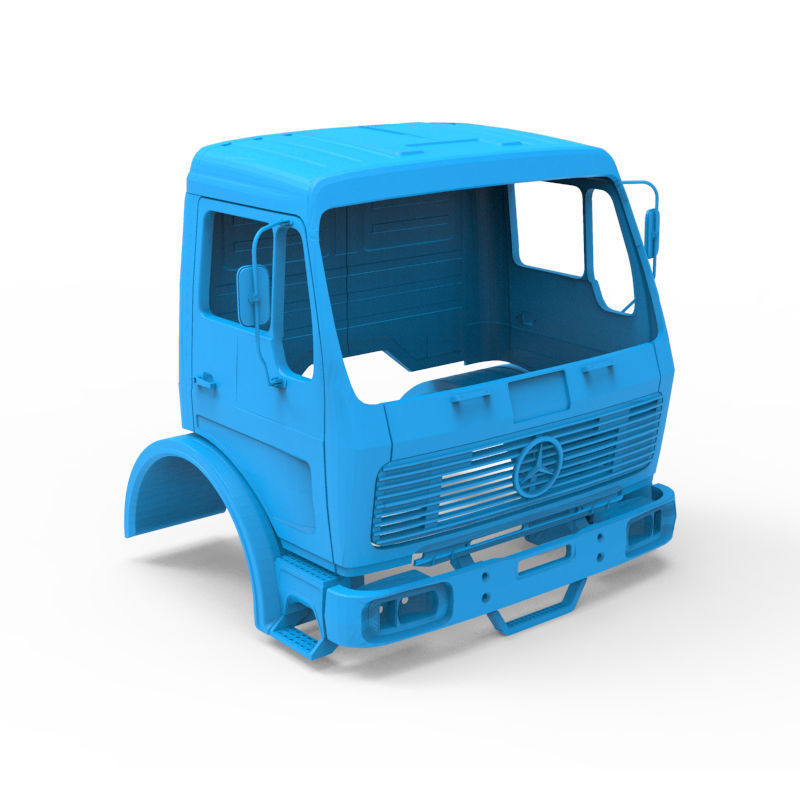 Mercedes Benz NG 1632 3D print model_1