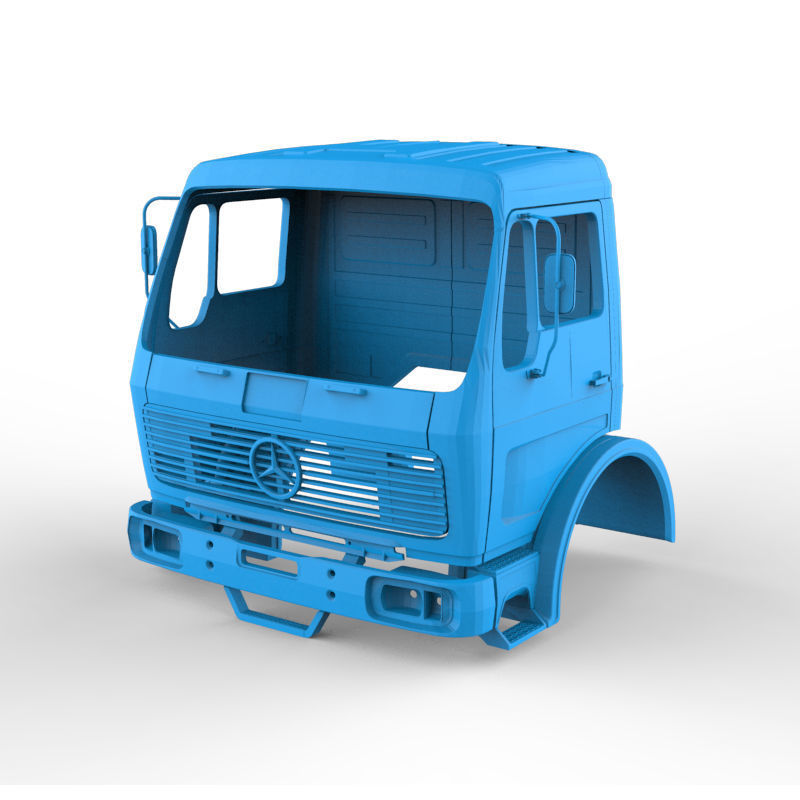 Mercedes Benz NG 1632 3D print model_2