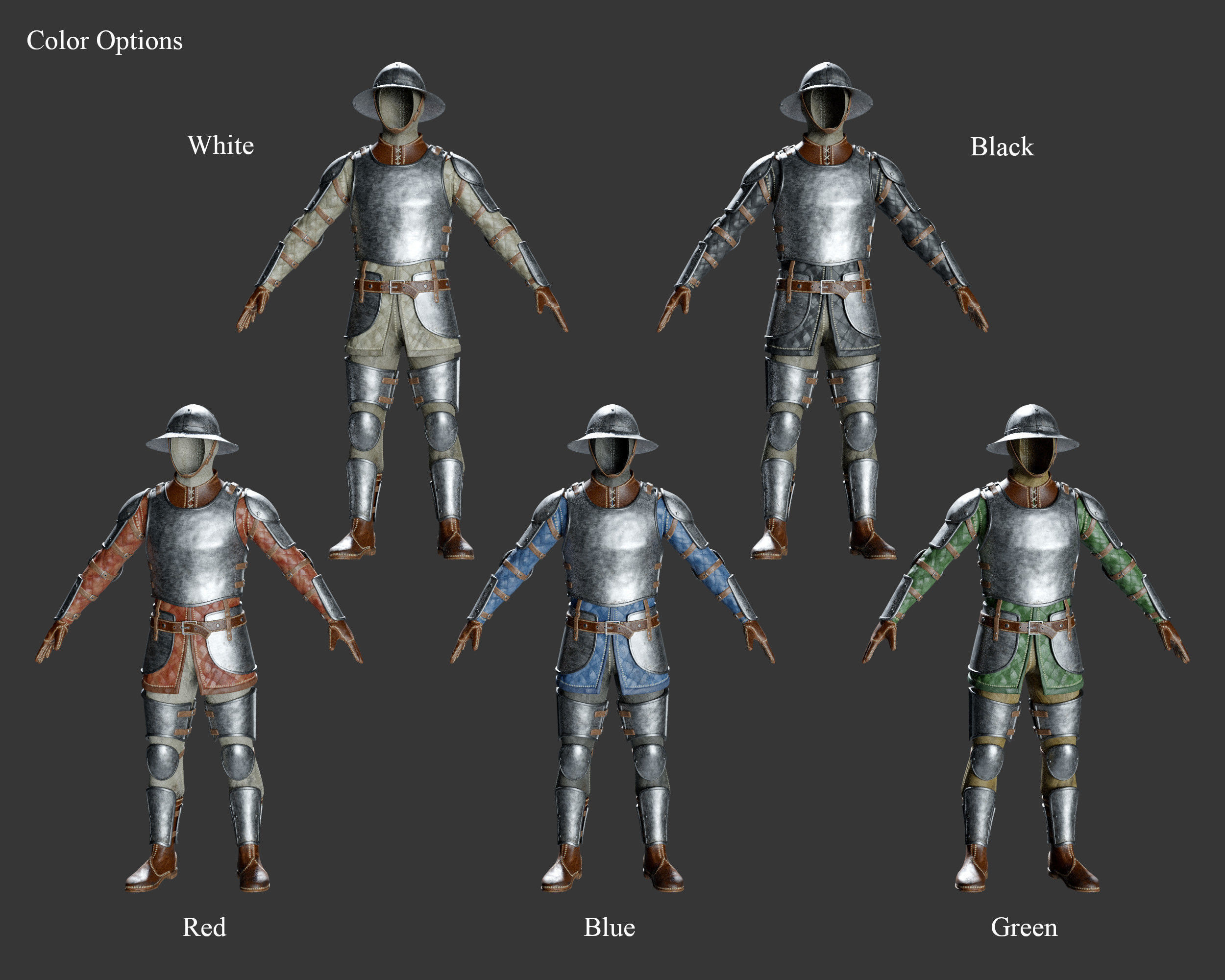 Medieval Collection Common Armor and Helmets _4