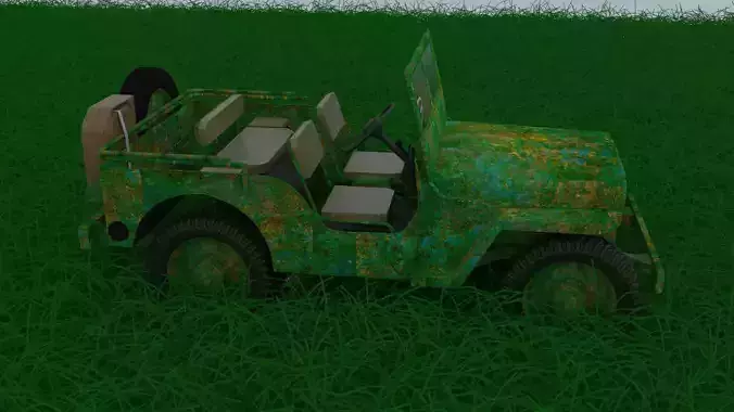Grunge Jeep