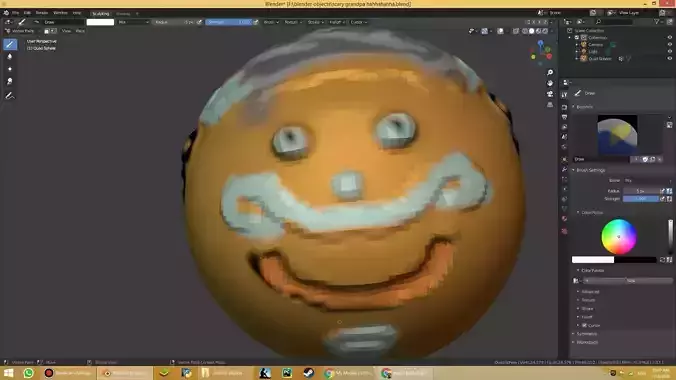 A SCARY GRANDPA FACE