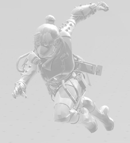 Wraith Legendary Skin Quarantine 722 3D model_4