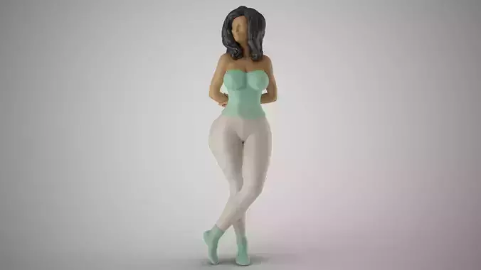 Tender Girl 2 3D print model
