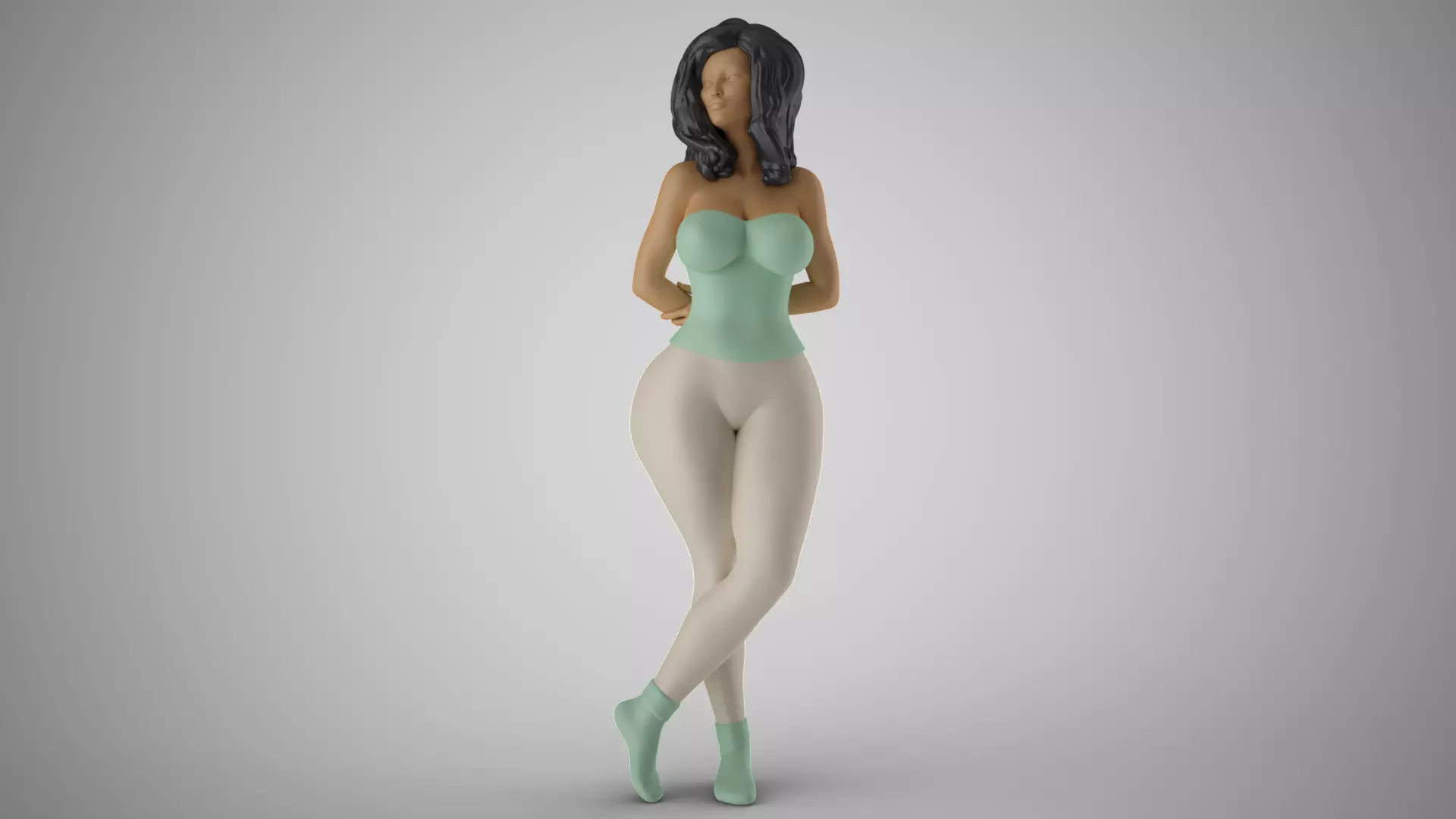 Tender Girl 2 3D print model