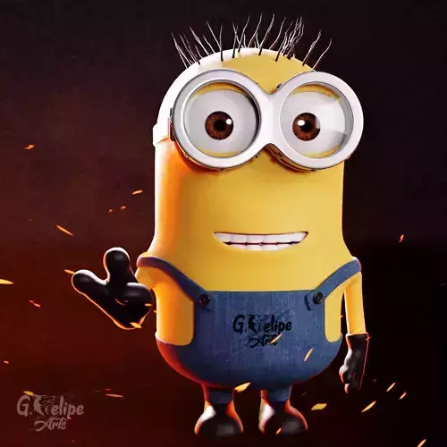 Minion 3D Model Low-poly 3D model