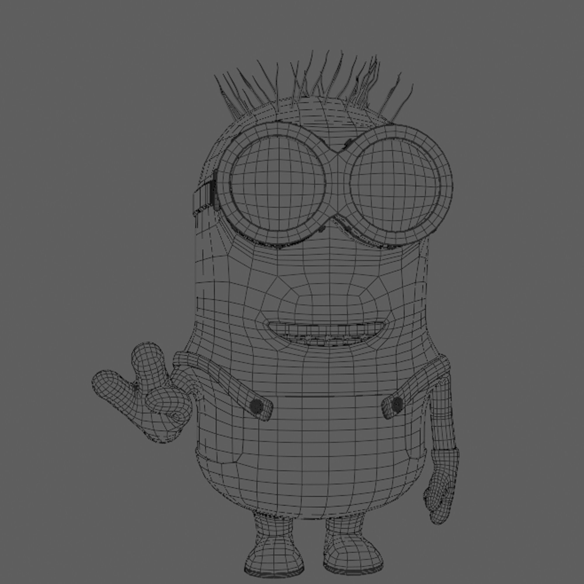Minion 3D Model Low-poly 3D model_4