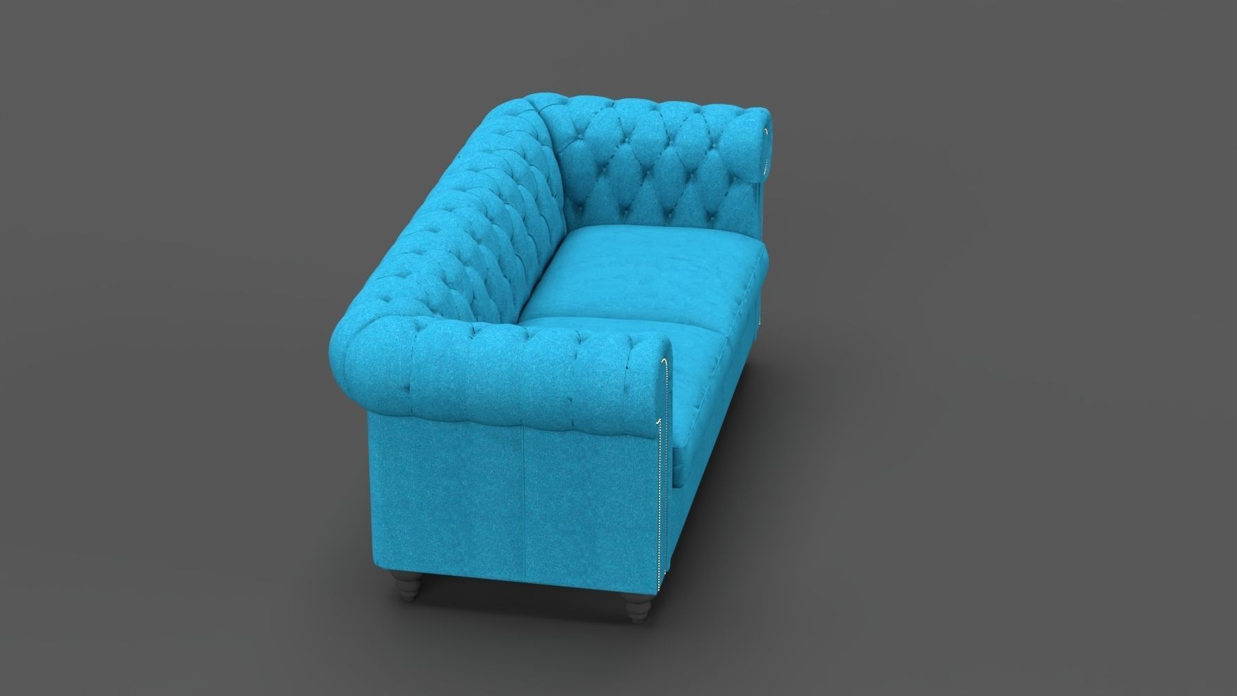 Chesterfield Sofa 3D model_3