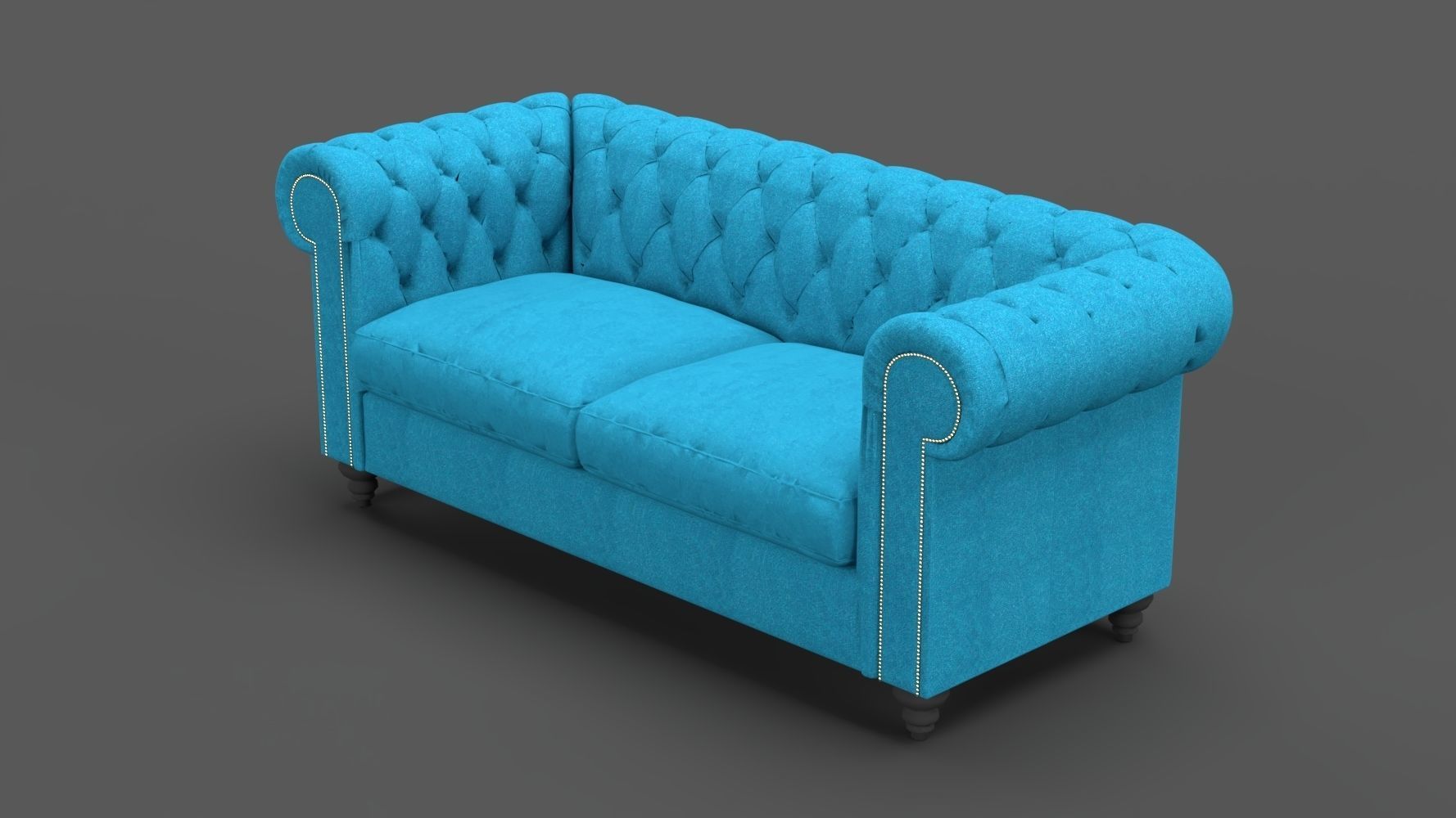 Chesterfield Sofa 3D model_1