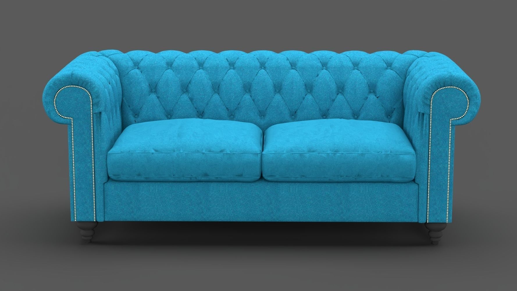 Chesterfield Sofa 3D model_2