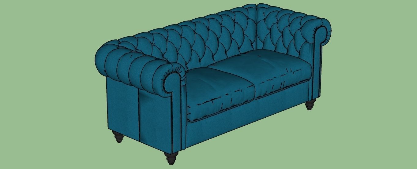 Chesterfield Sofa 3D model_5