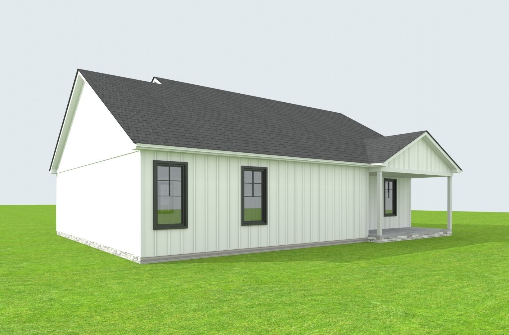 Cape Cod House 30 3D model_9