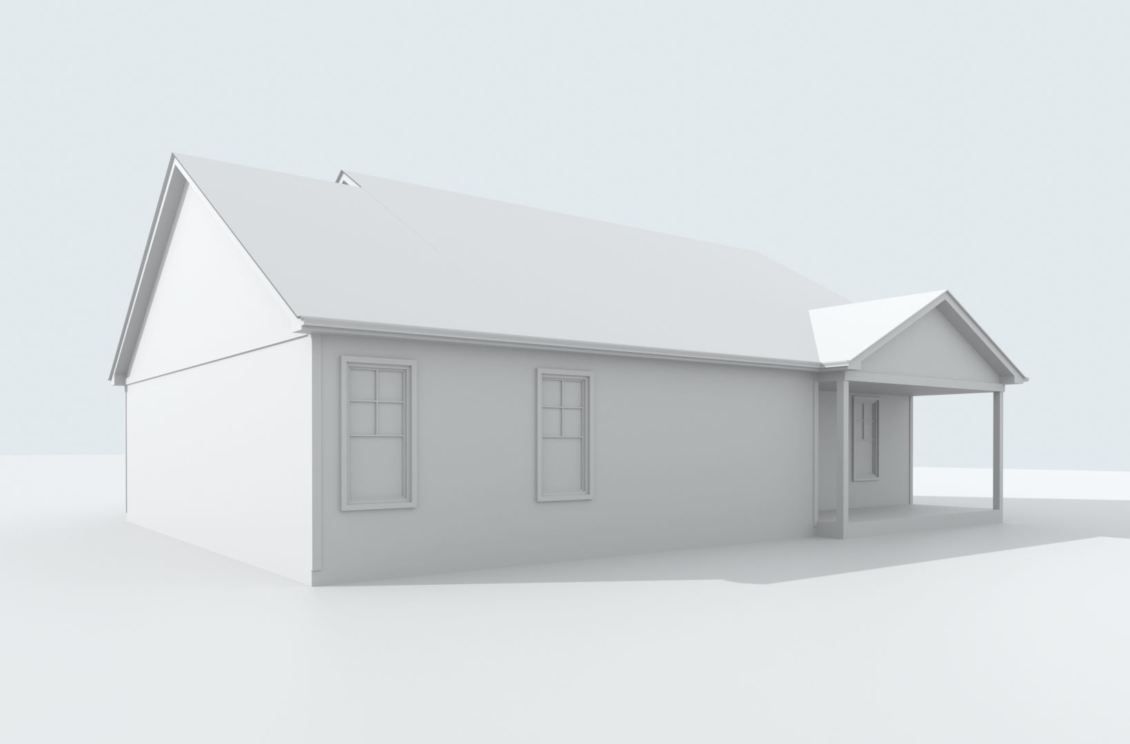 Cape Cod House 30 3D model_5