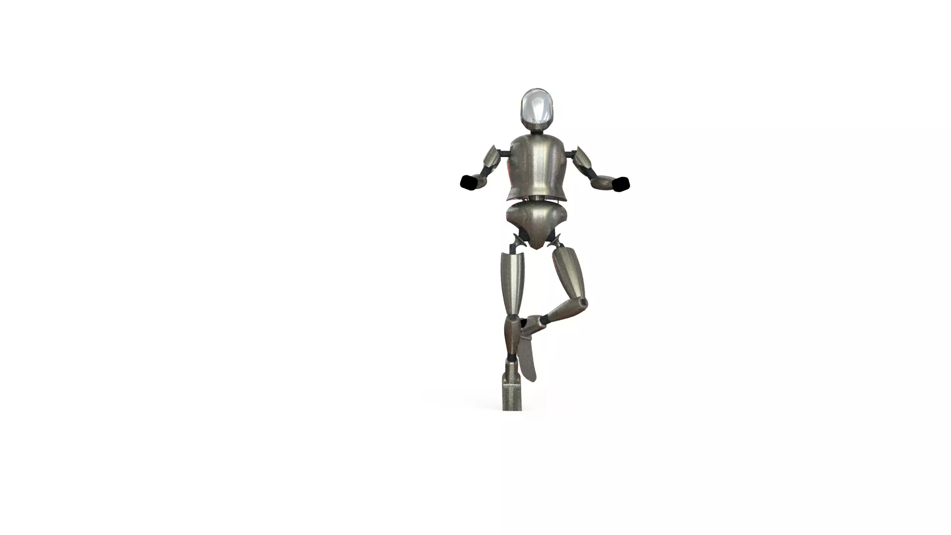Robat humanoid robot 3D model_0