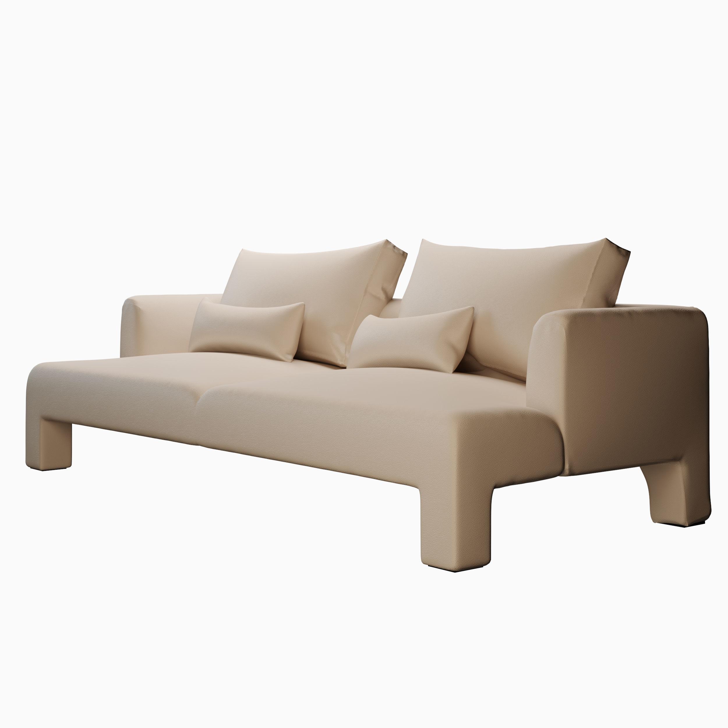 Mod leather 3D model_9