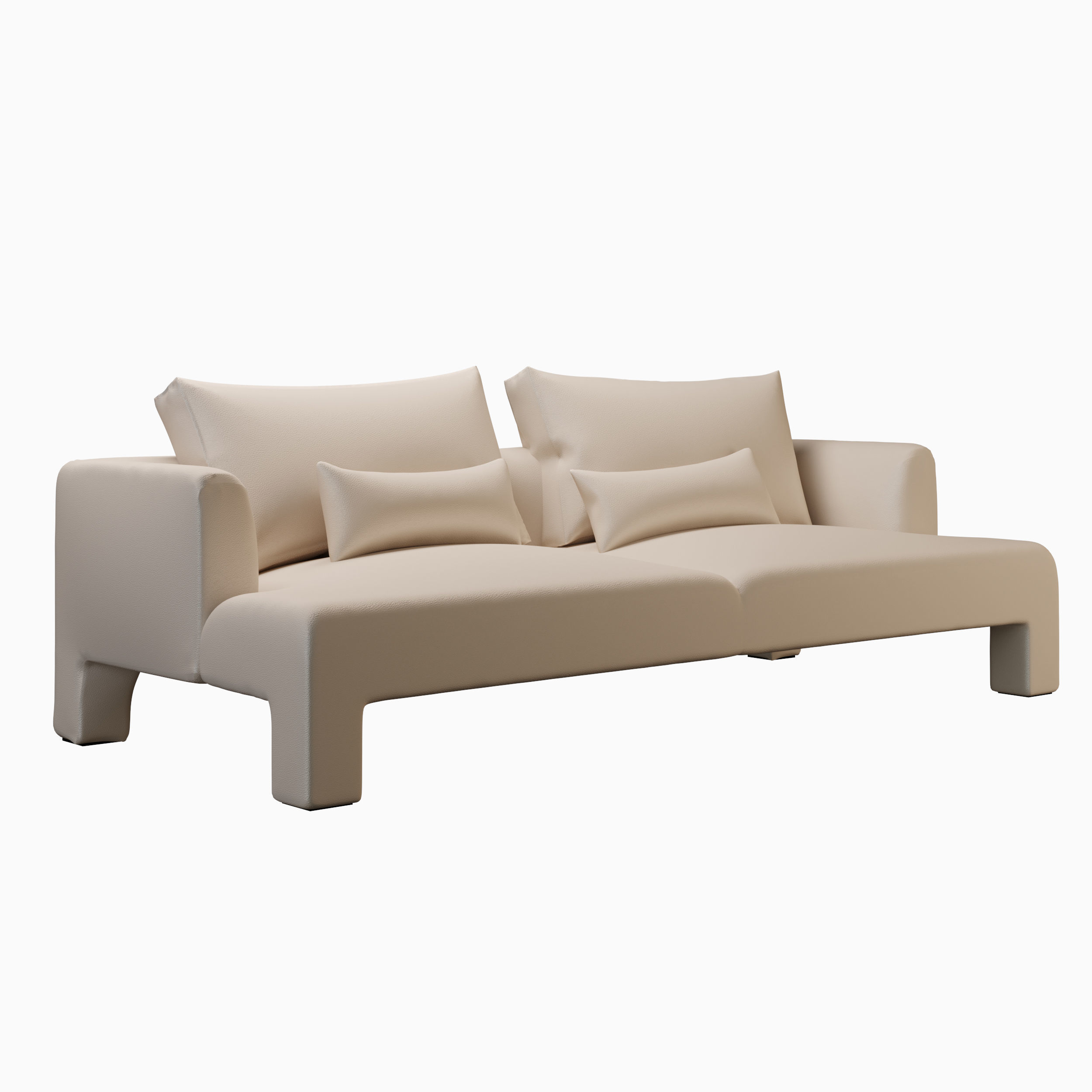 Mod leather 3D model_7