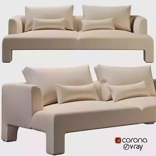 Mod leather 3D model