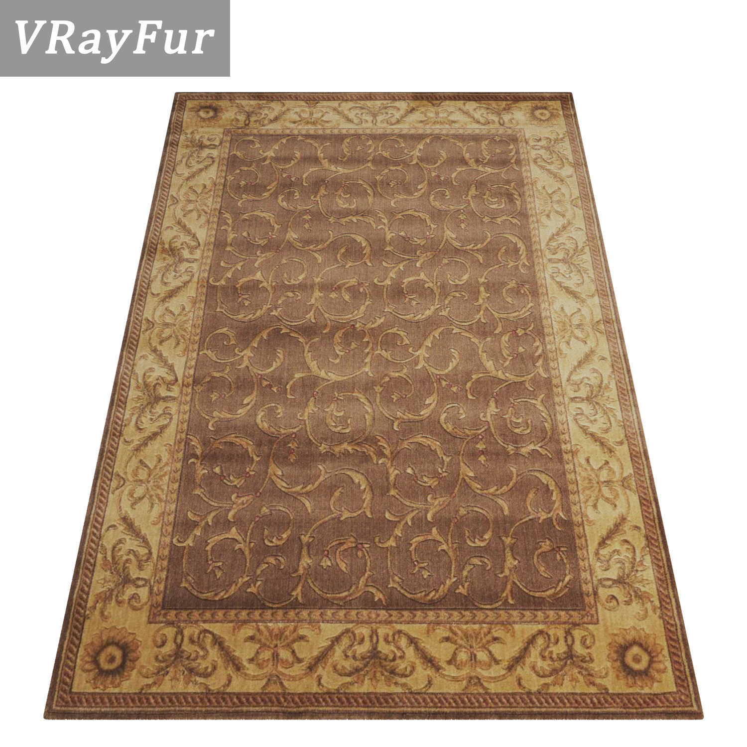 Rug Set 1092 3D model_2