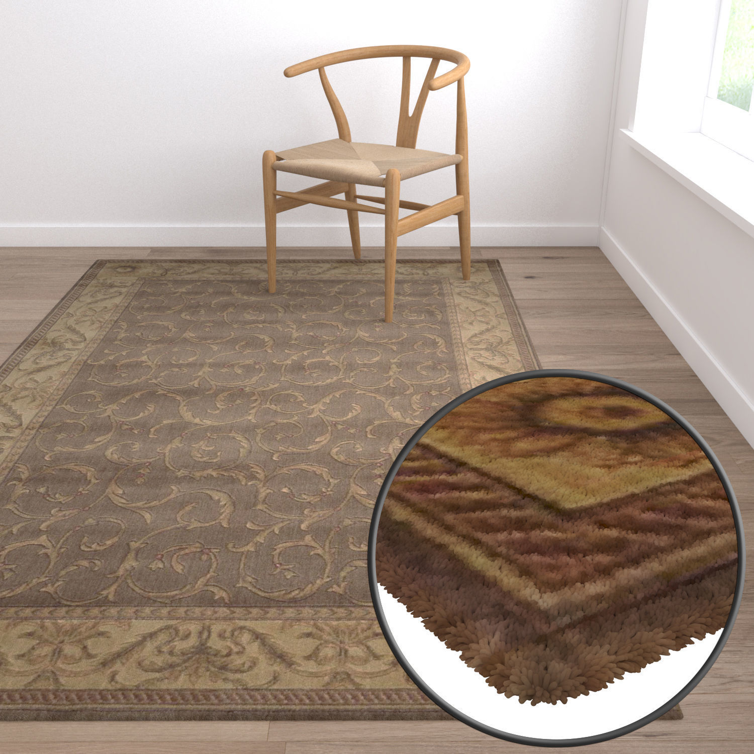 Rug Set 1092 3D model_5