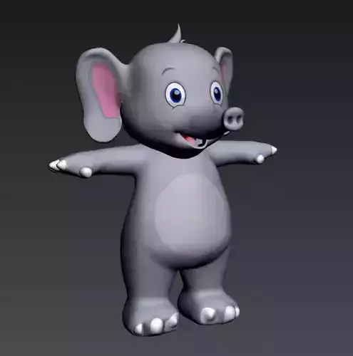 cartoon Elephent 