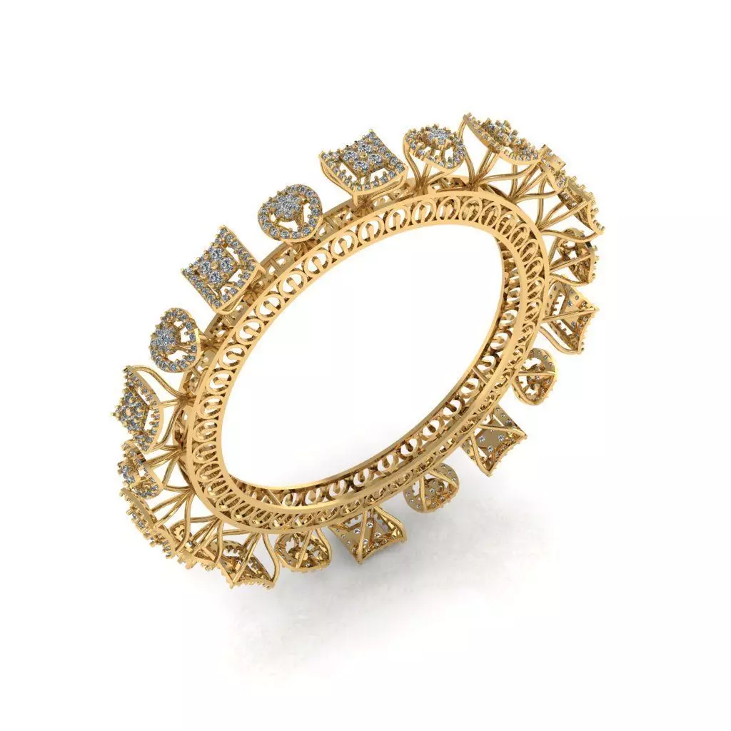 Rings Bengal Earing Tops Lot 3D print model