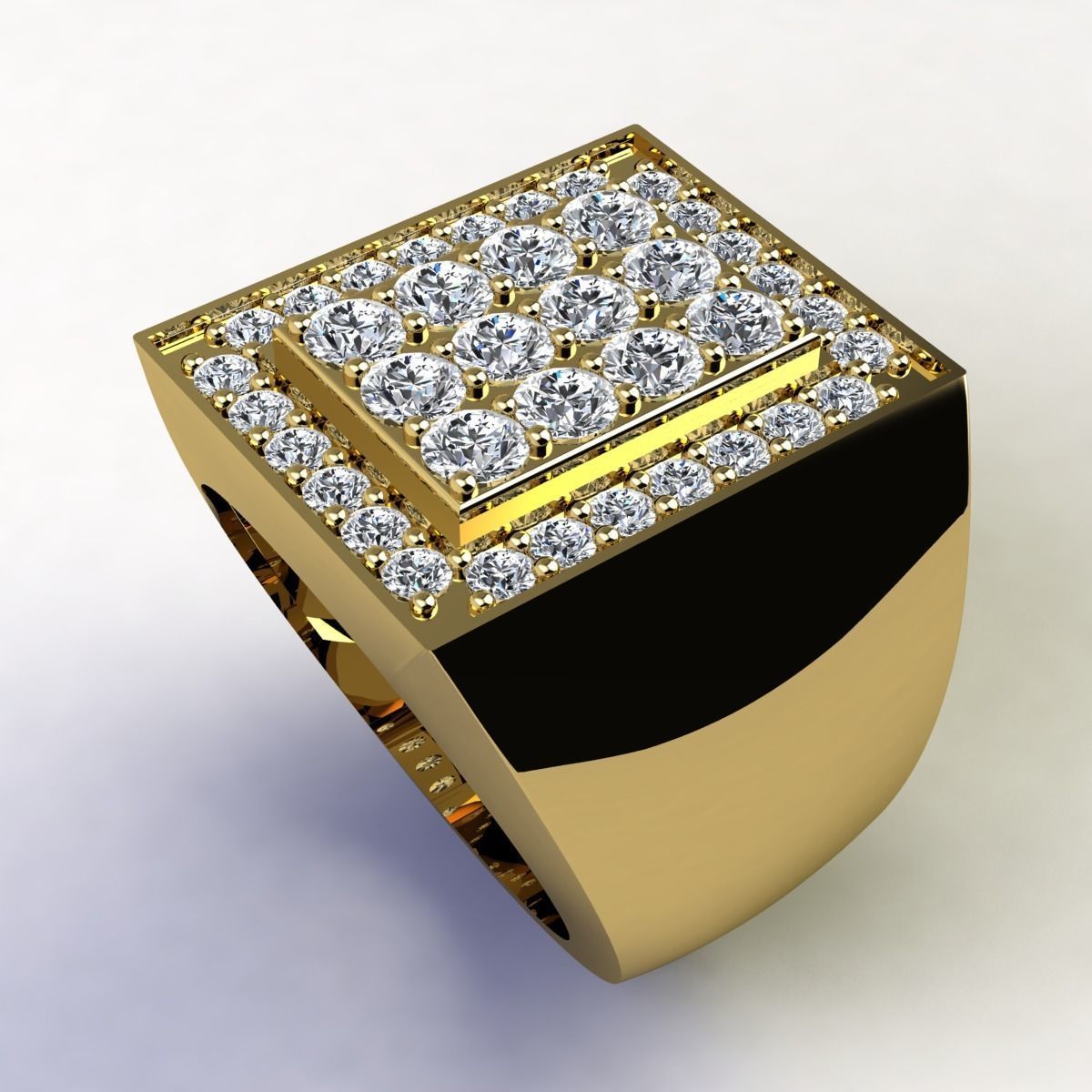 Mens Ring 3D print model_10