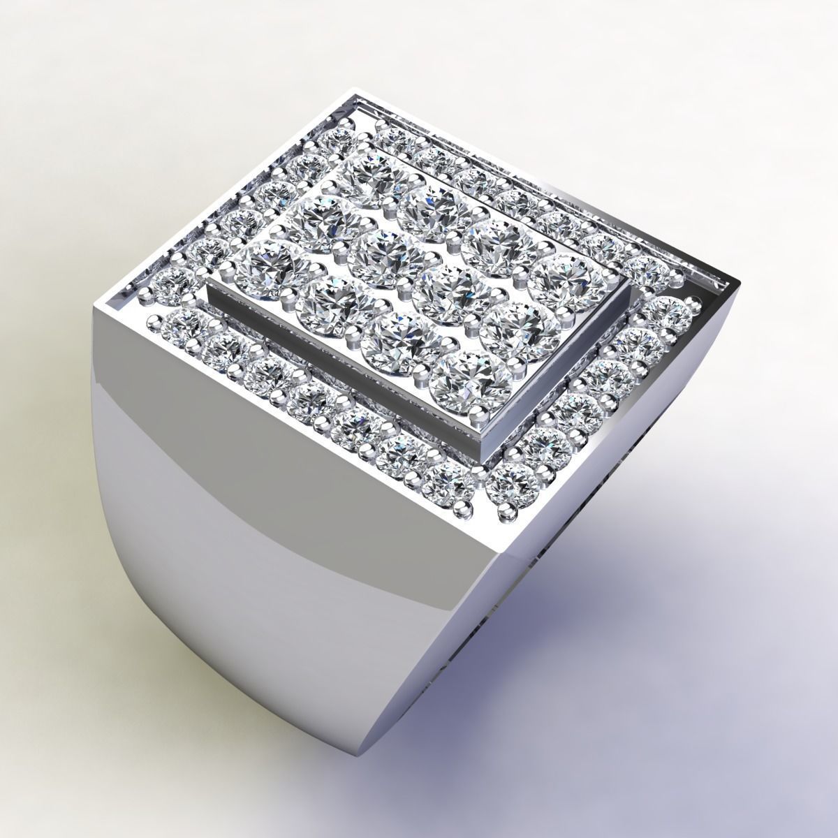 Mens Ring 3D print model_3