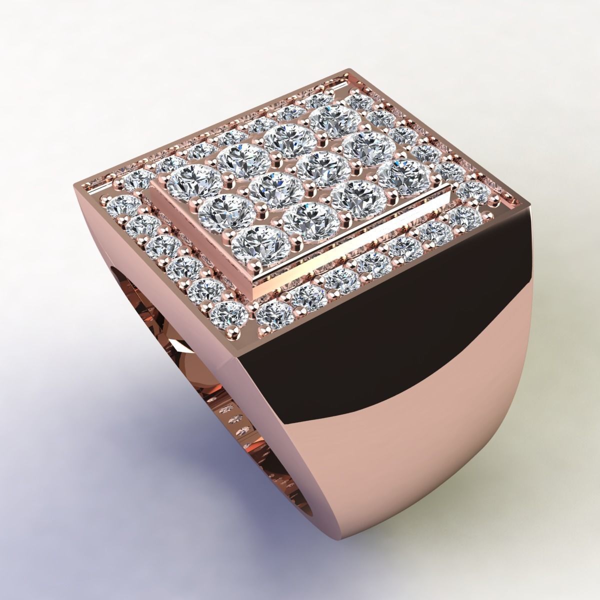 Mens Ring 3D print model_11