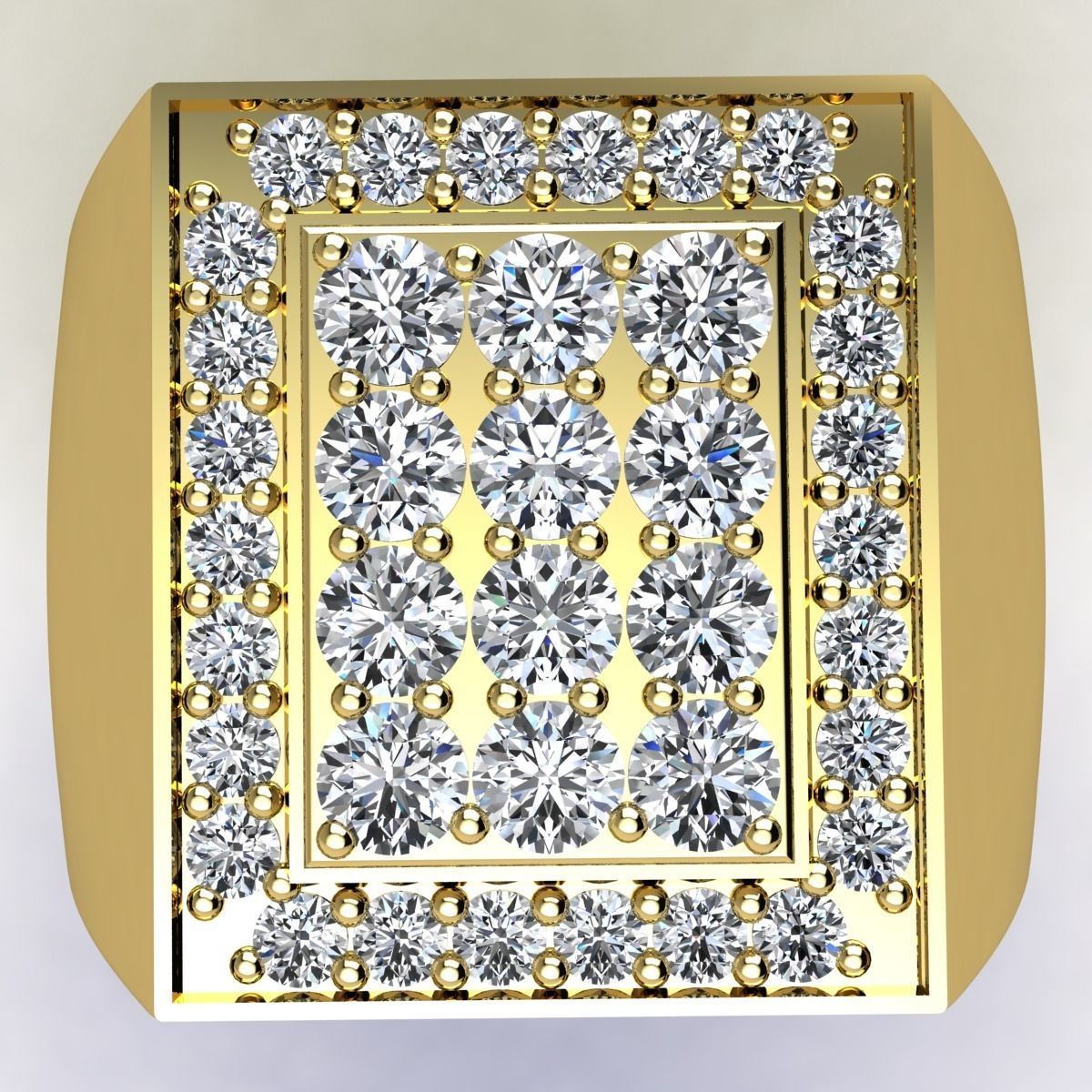 Mens Ring 3D print model_7