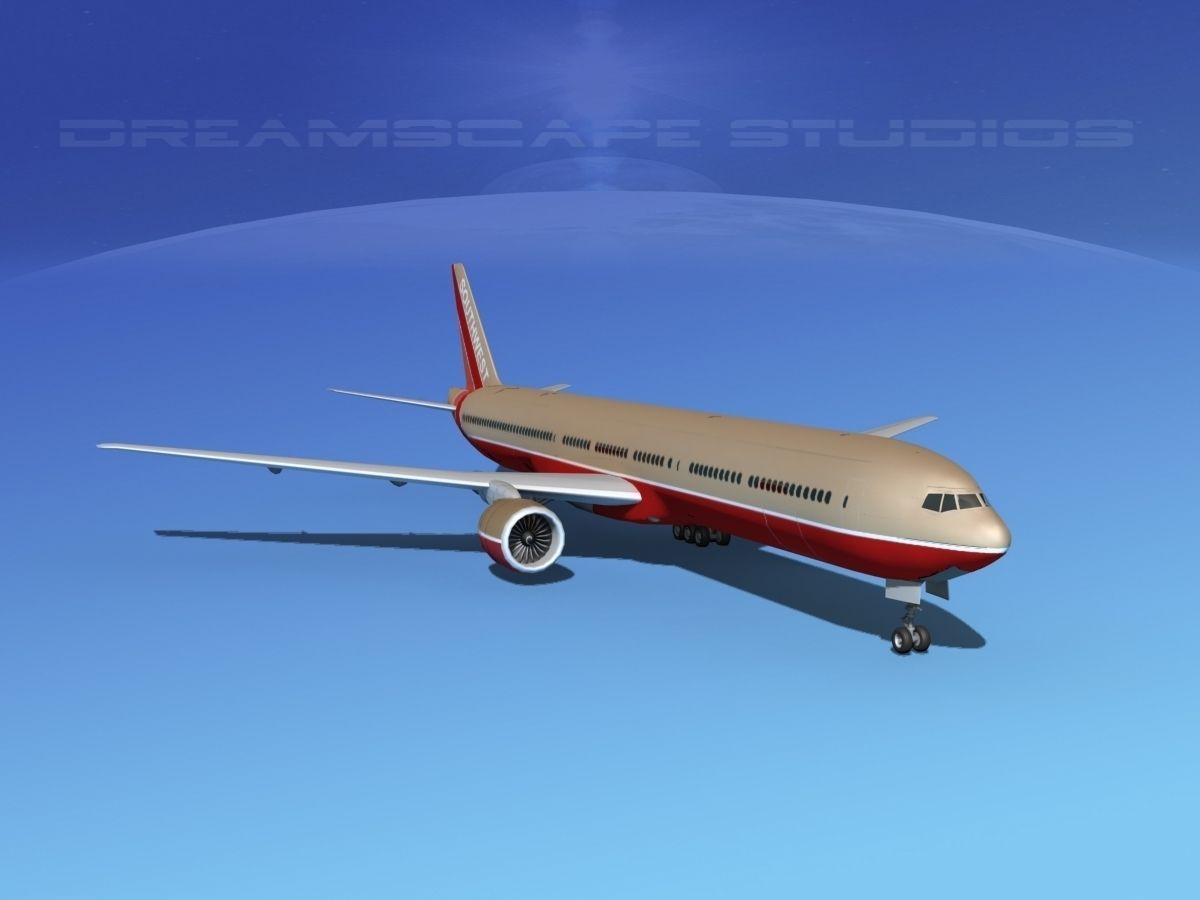 Boeing 777-300 MP Southwest Airlines 3D model_3