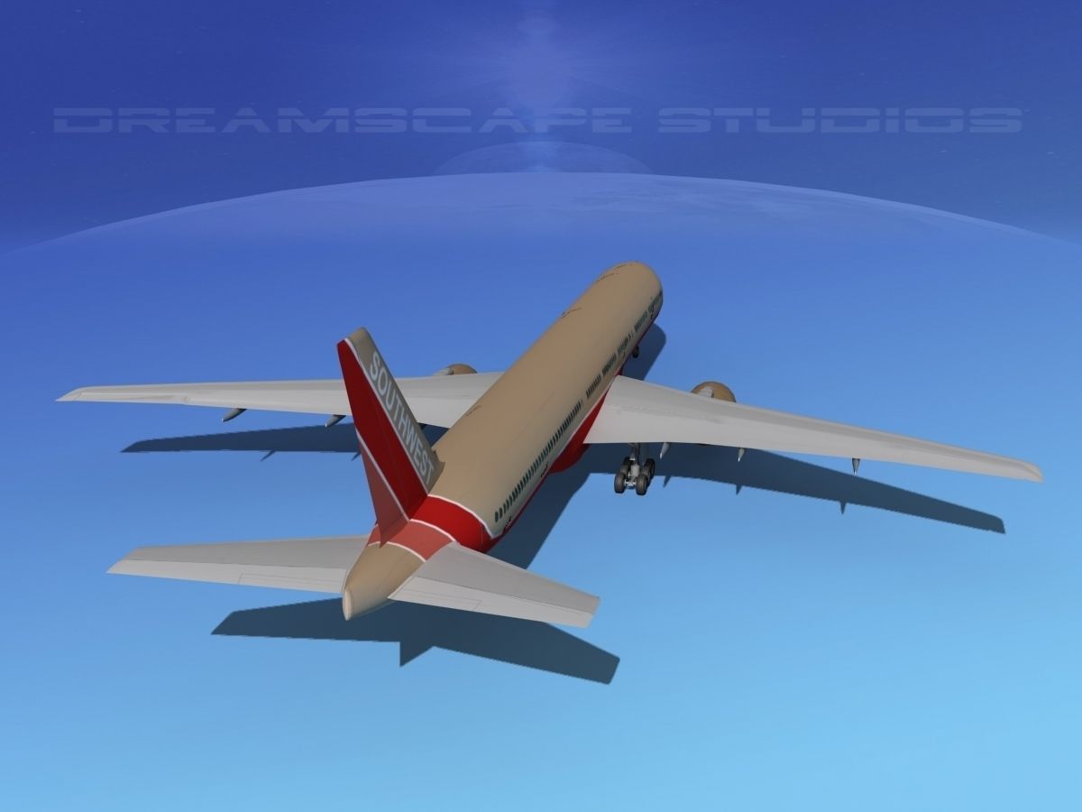 Boeing 777-300 MP Southwest Airlines 3D model_6