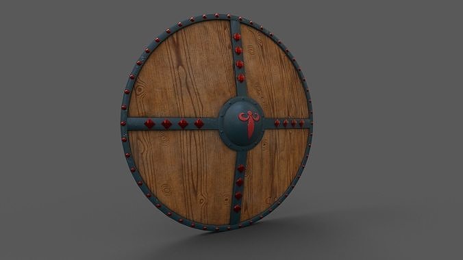 Medieval Shield Free low-poly 3D model