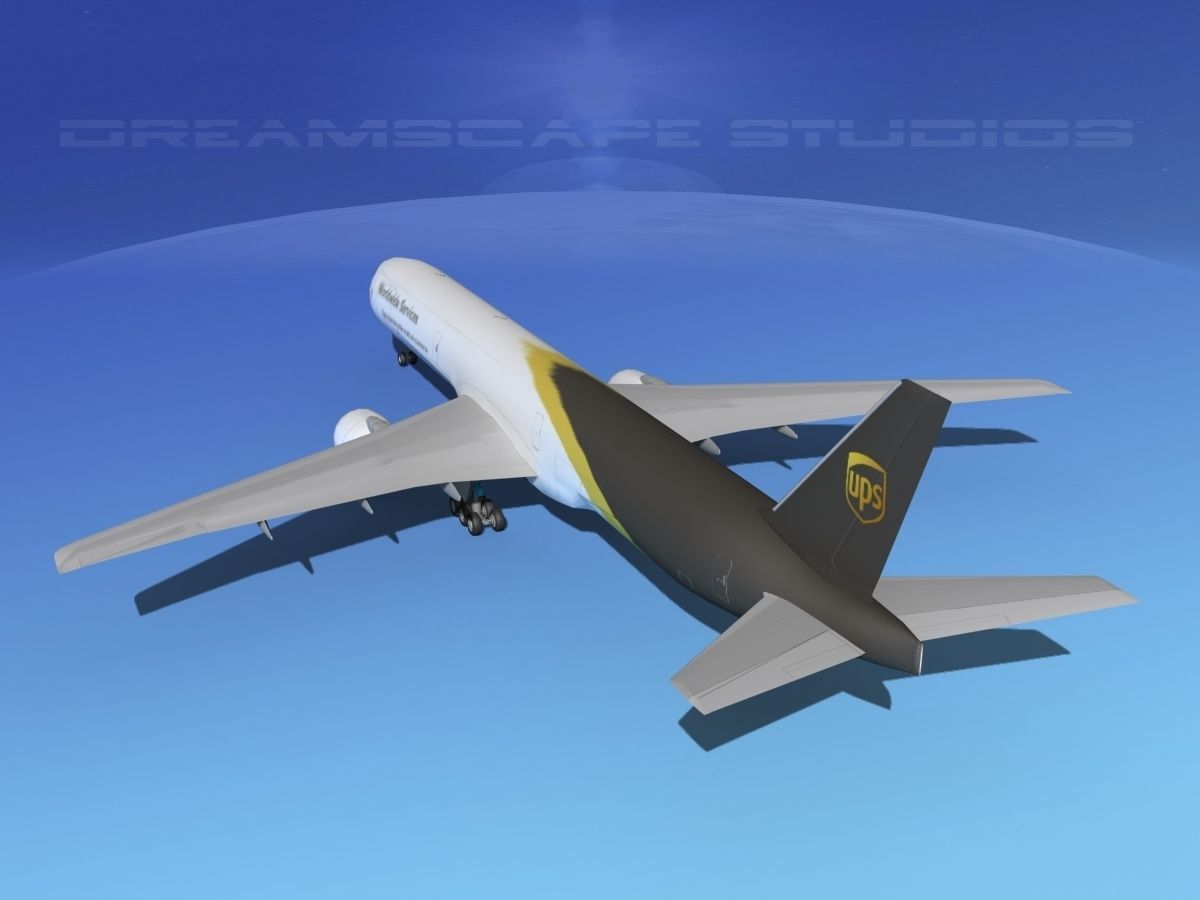 Boeing 777-300 MP UPS 3D model_7