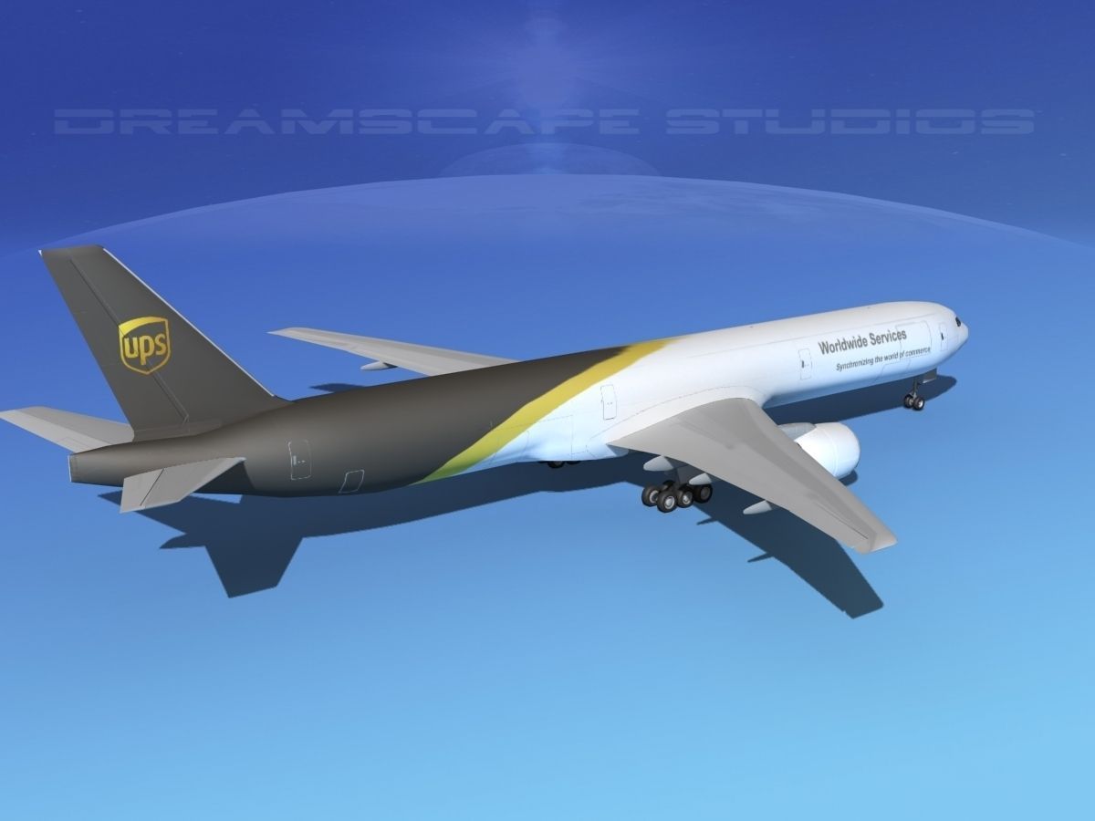 Boeing 777-300 MP UPS 3D model_5