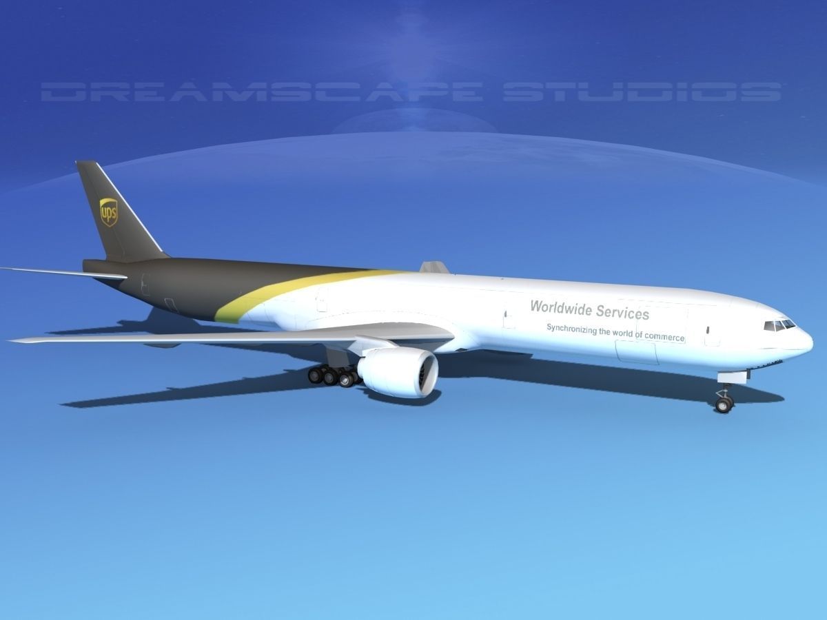 Boeing 777-300 MP UPS 3D model_3