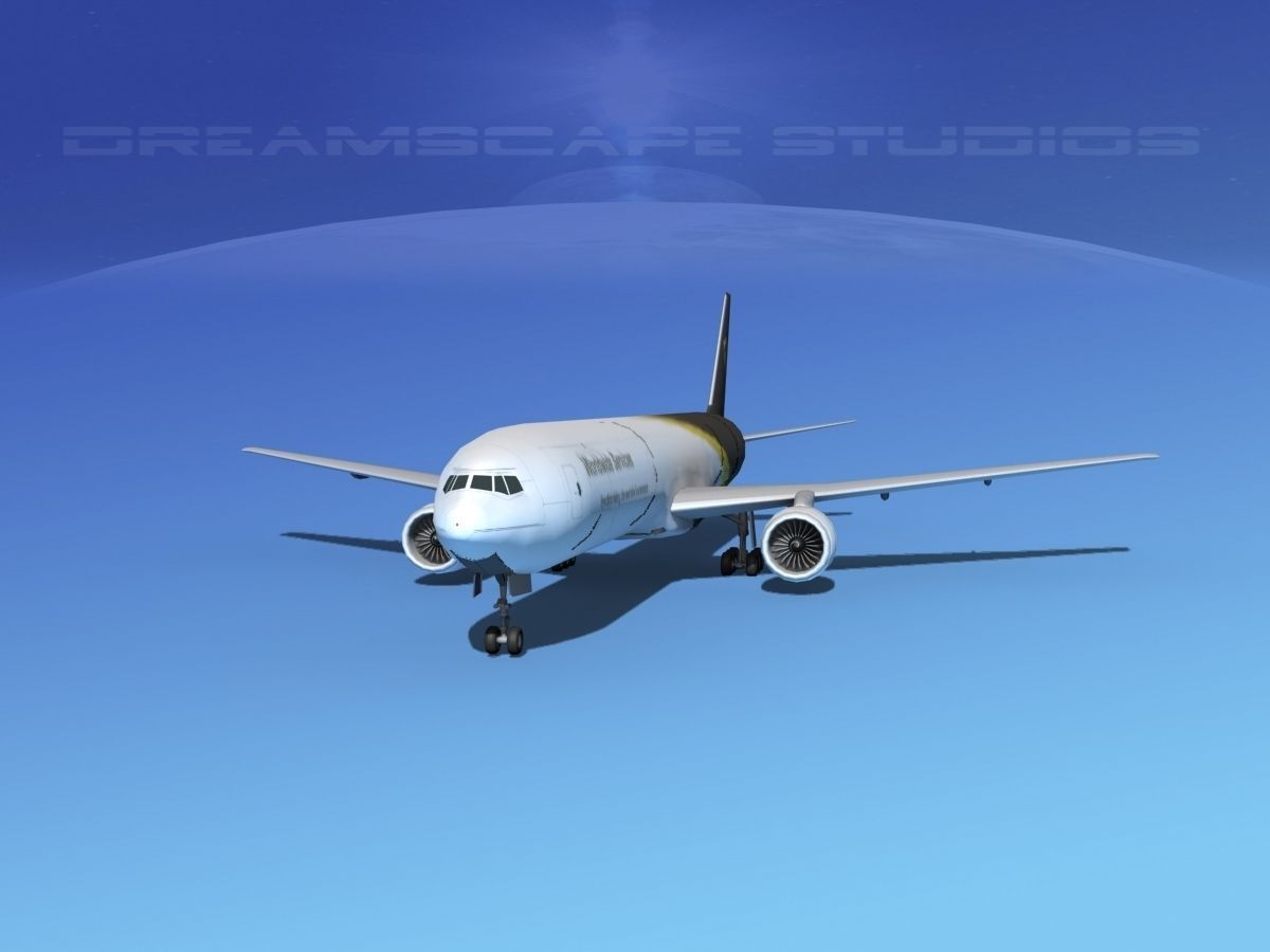 Boeing 777-300 MP UPS 3D model_1