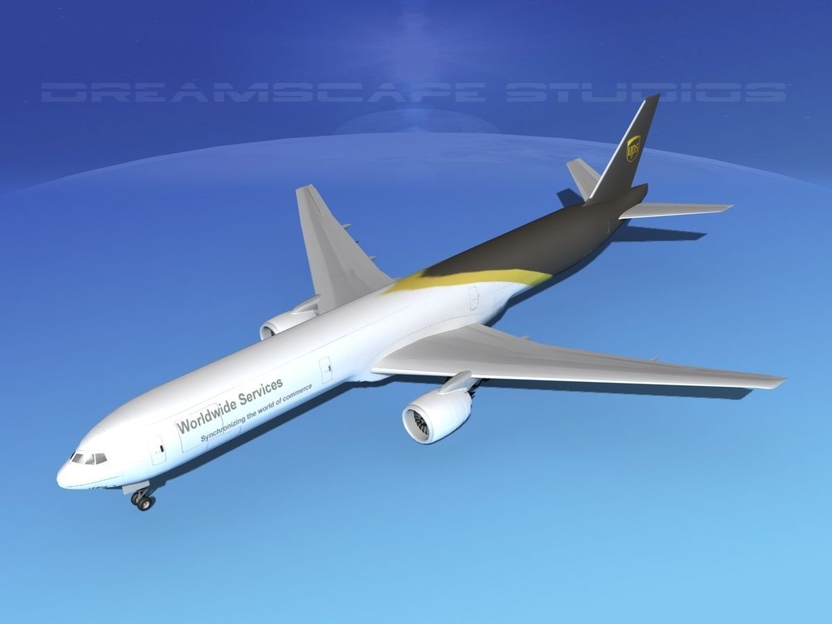 Boeing 777-300 MP UPS 3D model_10