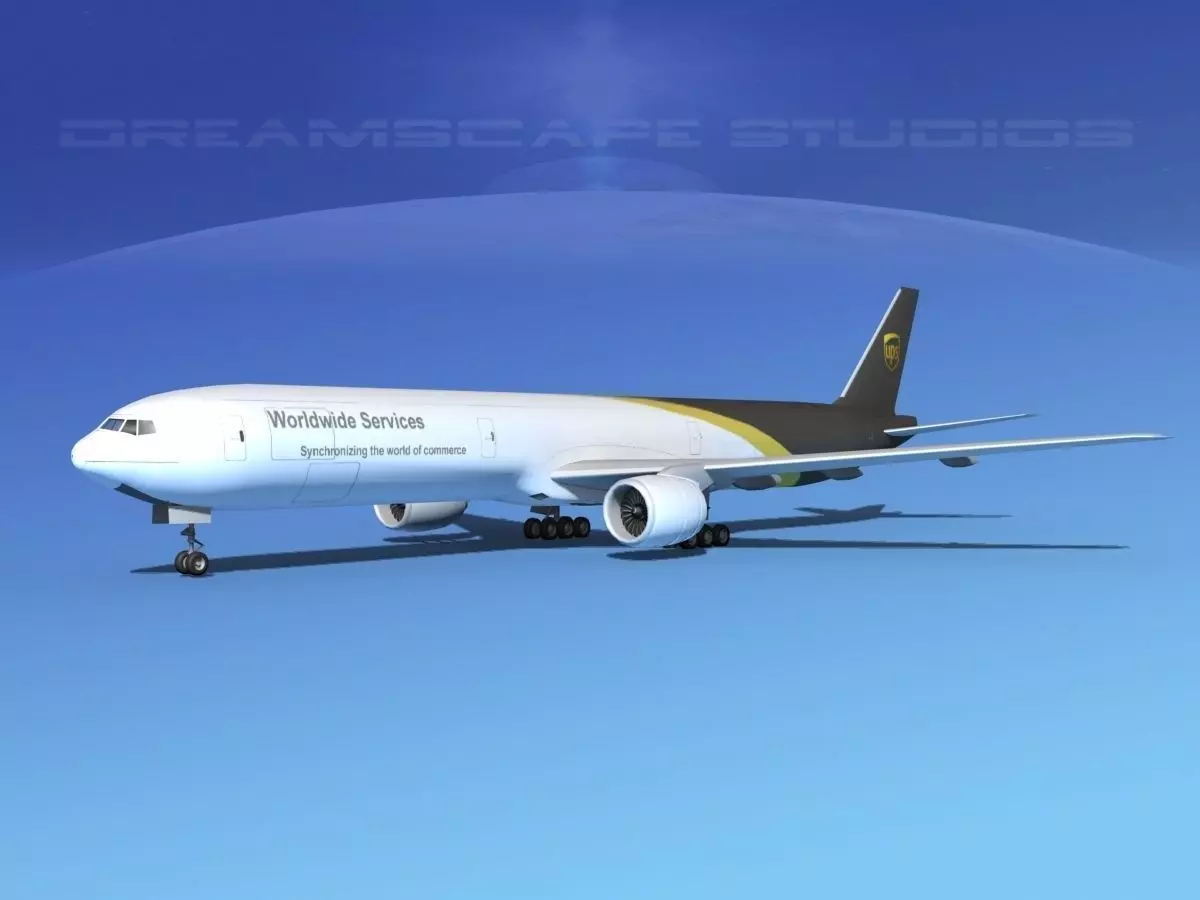 Boeing 777-300 MP UPS 3D model_0