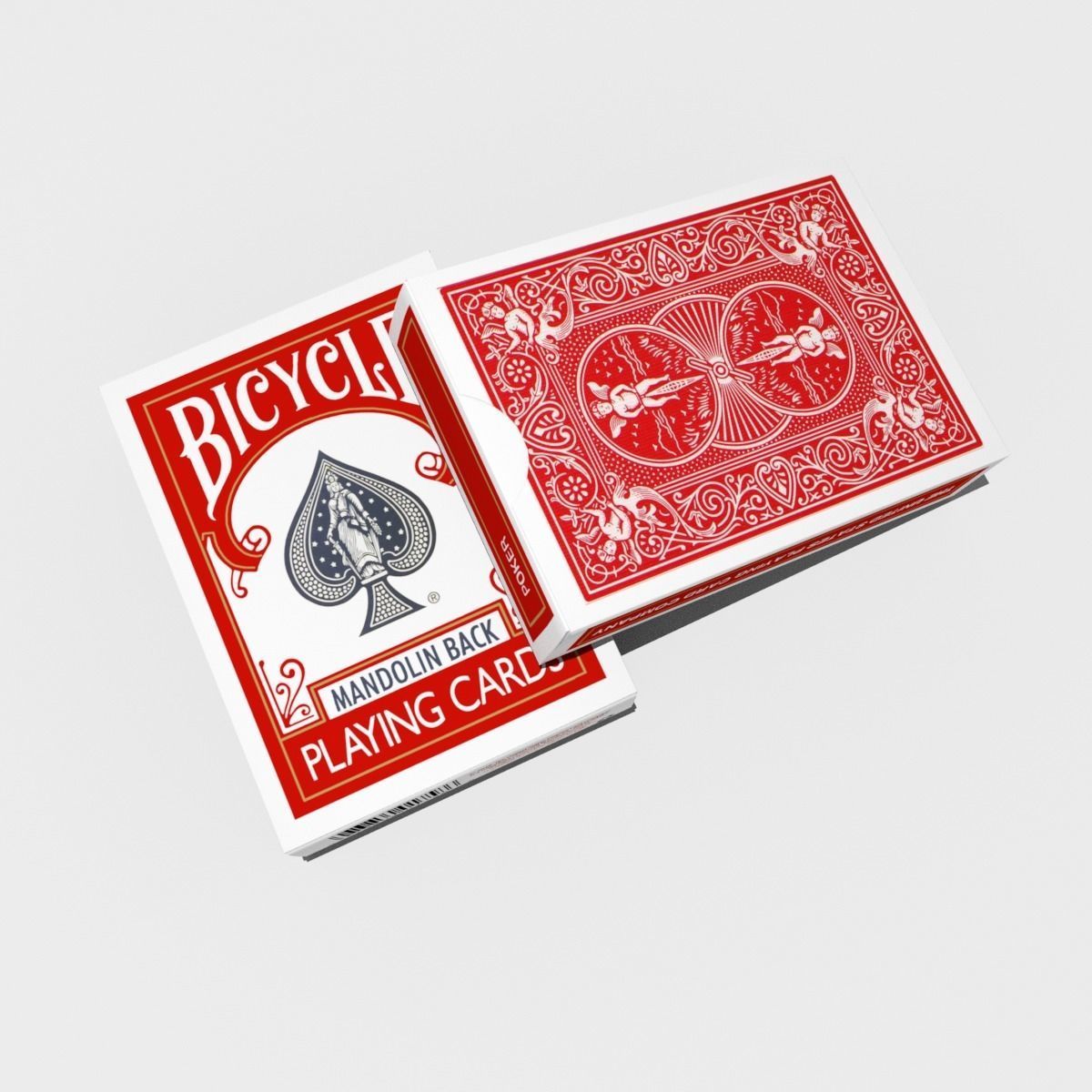 Bicycle Deck of Cards Free low-poly 3D model_2