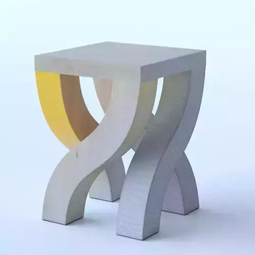 Chair stool with design