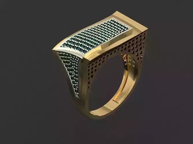 P50- Diamond ring 3D print model