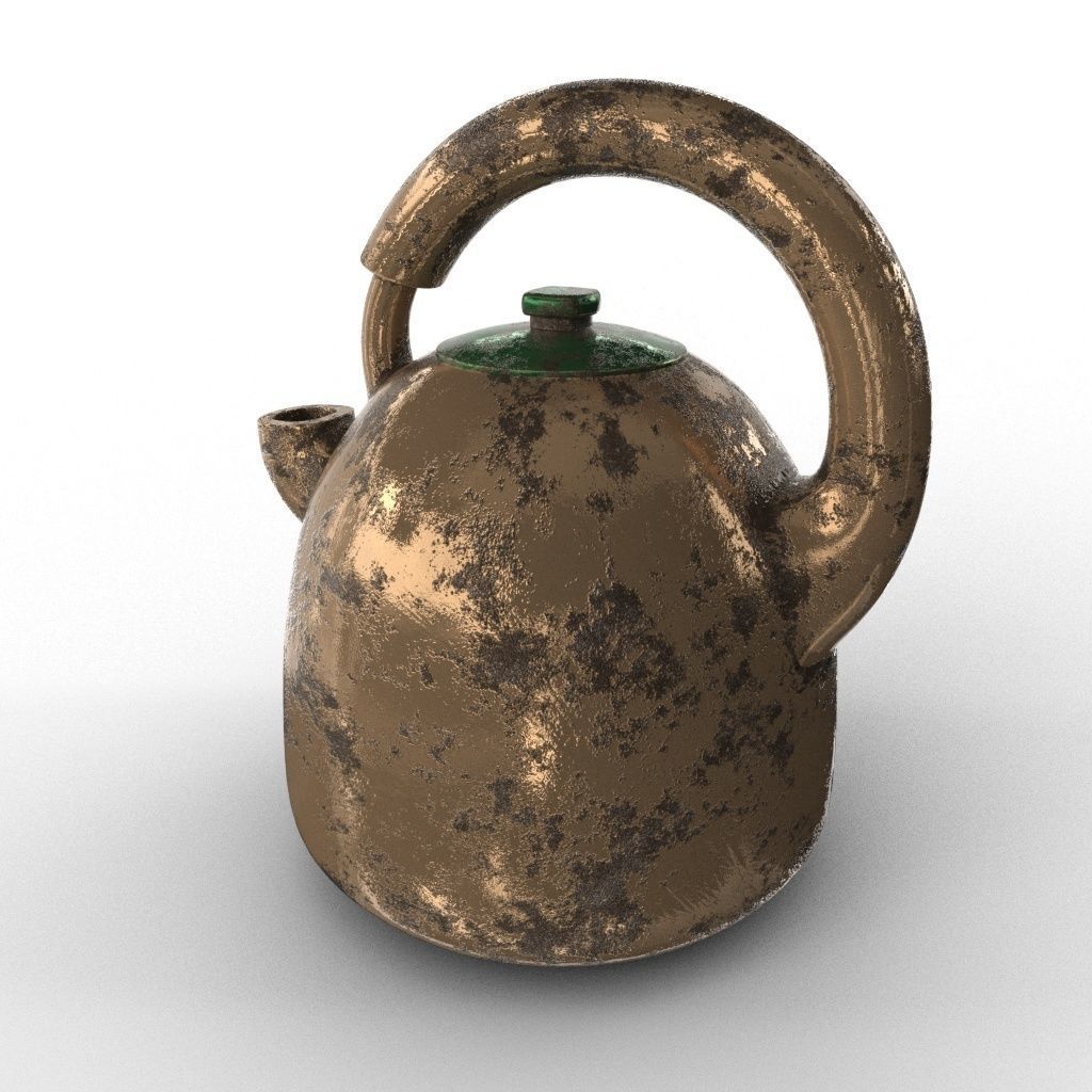 KETTLE tea Low-poly 3D model_18