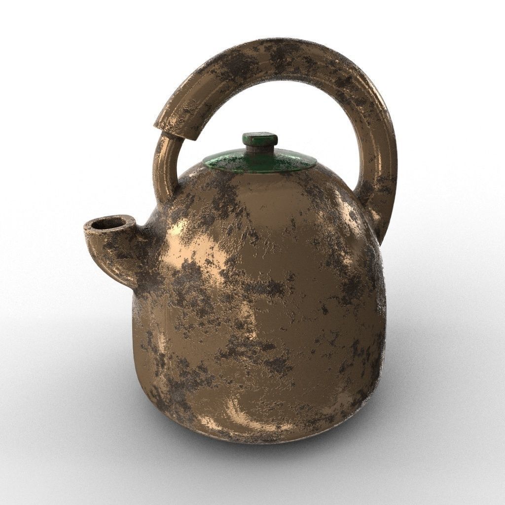 KETTLE tea Low-poly 3D model_22