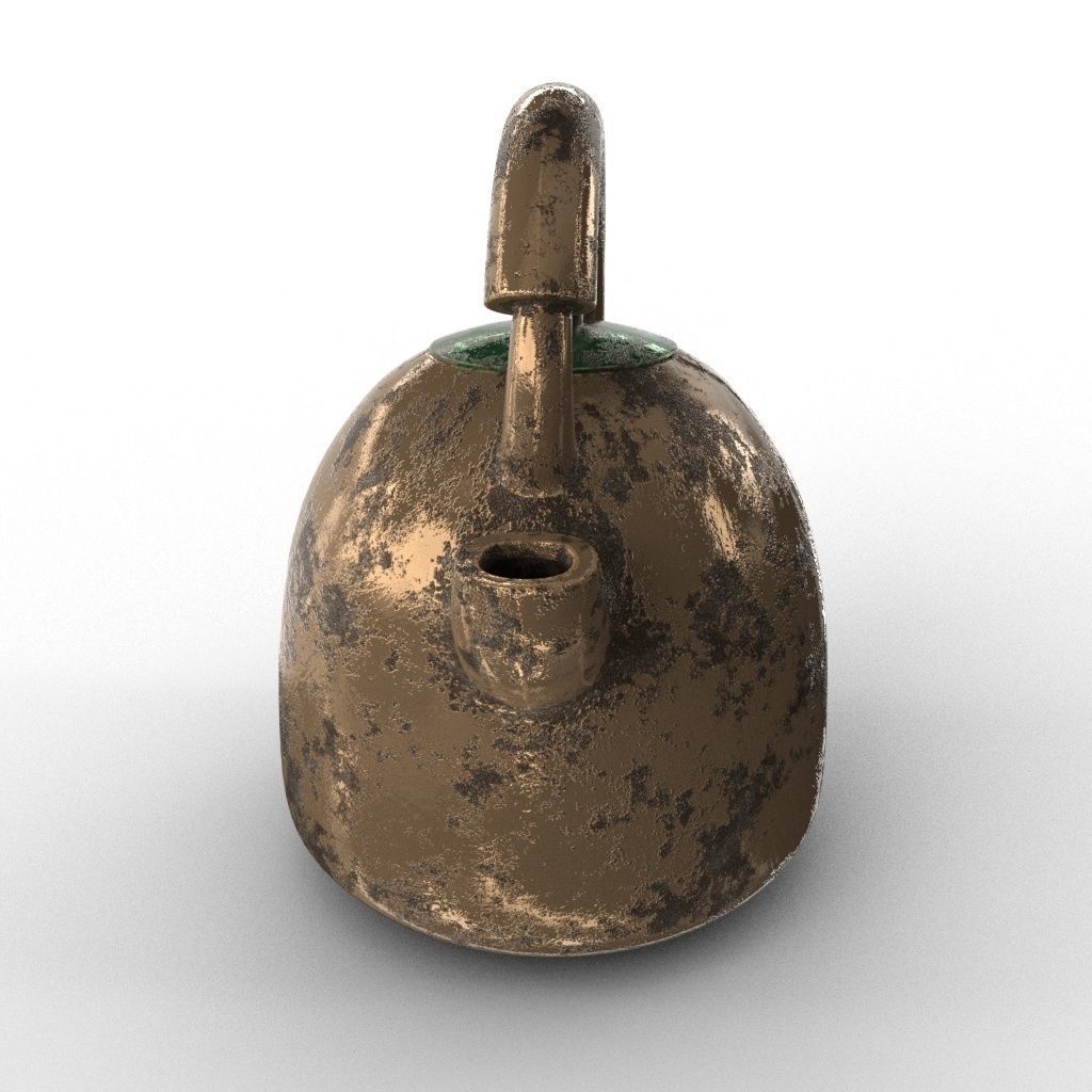 KETTLE tea Low-poly 3D model_6