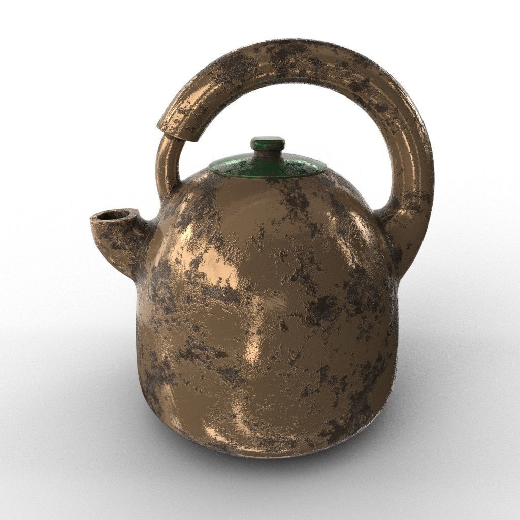 KETTLE tea Low-poly 3D model_20