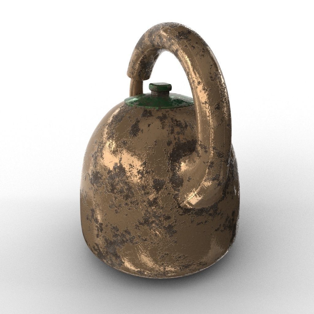 KETTLE tea Low-poly 3D model_16